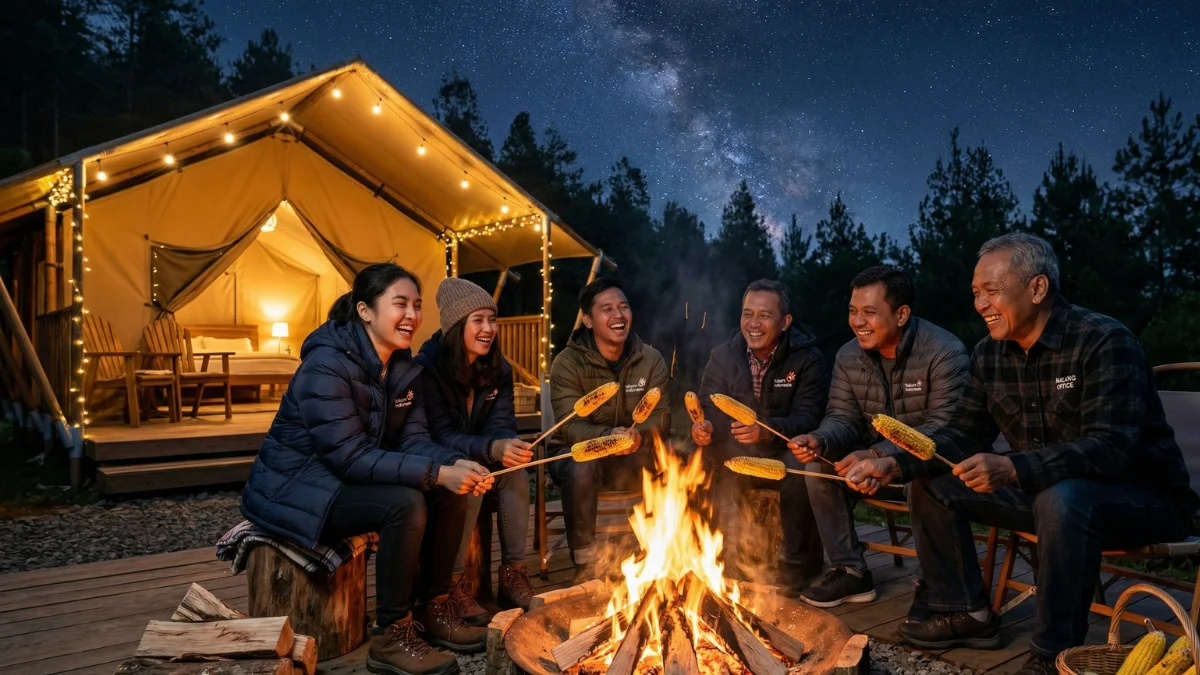 Fasilitas dan Lokasi Strategis Glamping Batu